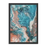 Poster Painted Colored Rechthoek Verticaal Met Lijst Template PBL 50 70 Verticaal Abstract 85 1