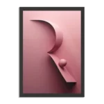 Poster Letter R Rechthoek Verticaal Met Lijst Template PBL 50 70 Verticaal Abstract 86 1