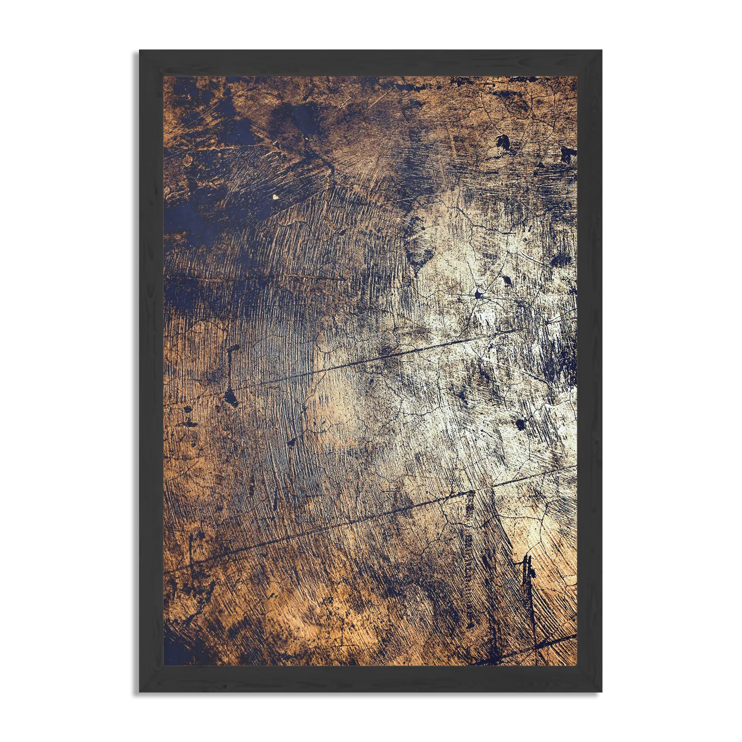 Poster Boomstam - Boomschors - Hout Patroon Rechthoek Verticaal Met Lijst Template PBL 50 70 Verticaal Abstract 94 1