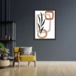 Poster Naturel tinten scandinavisch 02 Rechthoek Verticaal Met Lijst Template PBL 50 70 Verticaal Abstract 97 2