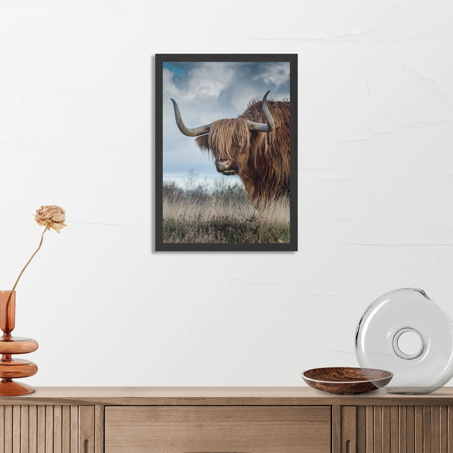 Poster Bizon Rechthoek Verticaal Met Lijst Template PBL 50 70 Verticaal Dieren 18 3