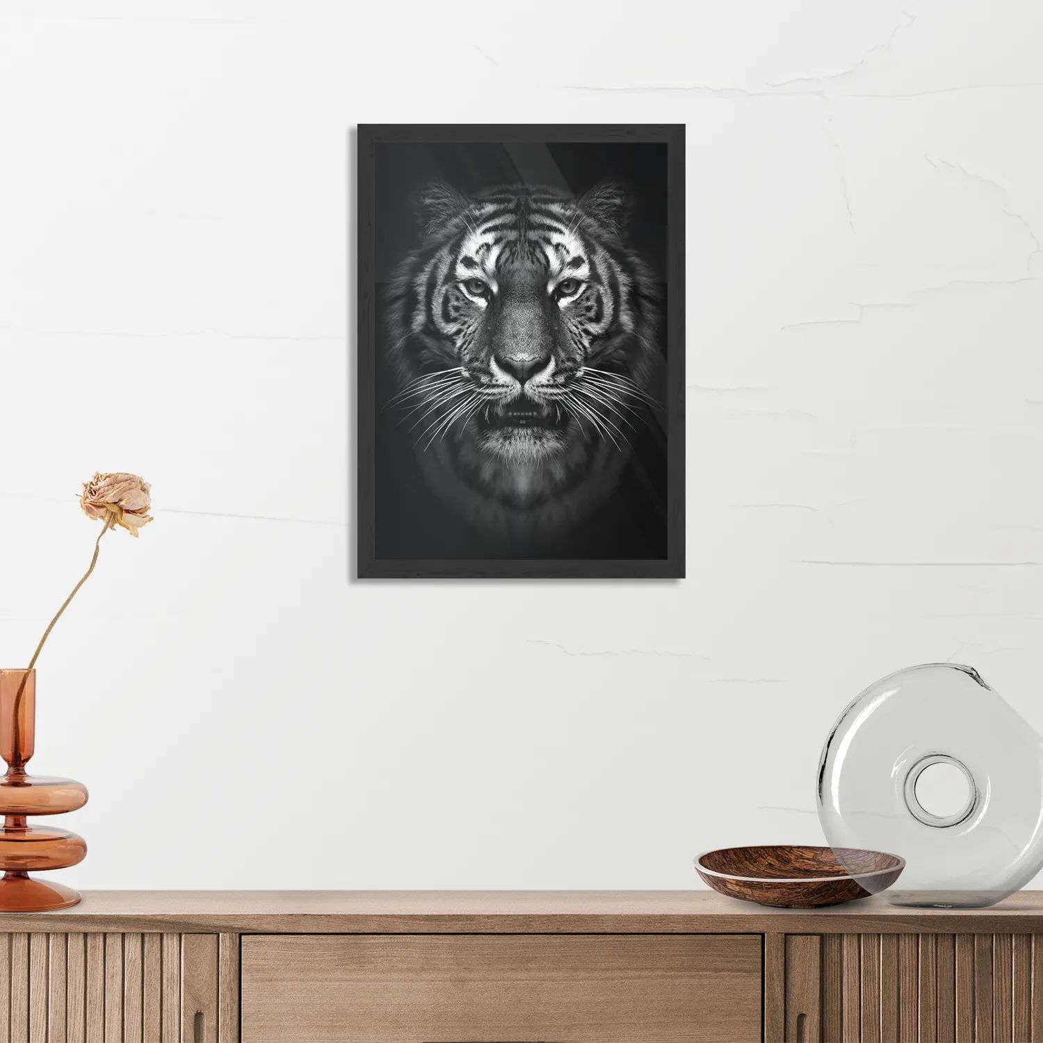 Template_PBL_50-70_Verticaal_Dieren_67-3 Poster De Tijger Zwart Wit Rechthoek Verticaal Met Lijst Template PBL 50 70 Verticaal Dieren 67 3