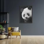 Poster Pandabeer Zwart Wit 02 Rechthoek Verticaal Met Lijst Template PBL 50 70 Verticaal Dieren 74 2