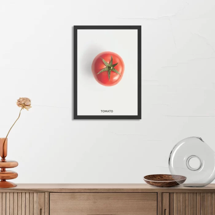 Poster Tomato Rechthoek Verticaal Met Lijst Template PBL 50 70 Verticaal Eten En Drinken 12 3