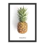 Poster Pineapple Rechthoek Verticaal Met Lijst Template PBL 50 70 Verticaal Eten En Drinken 13 1