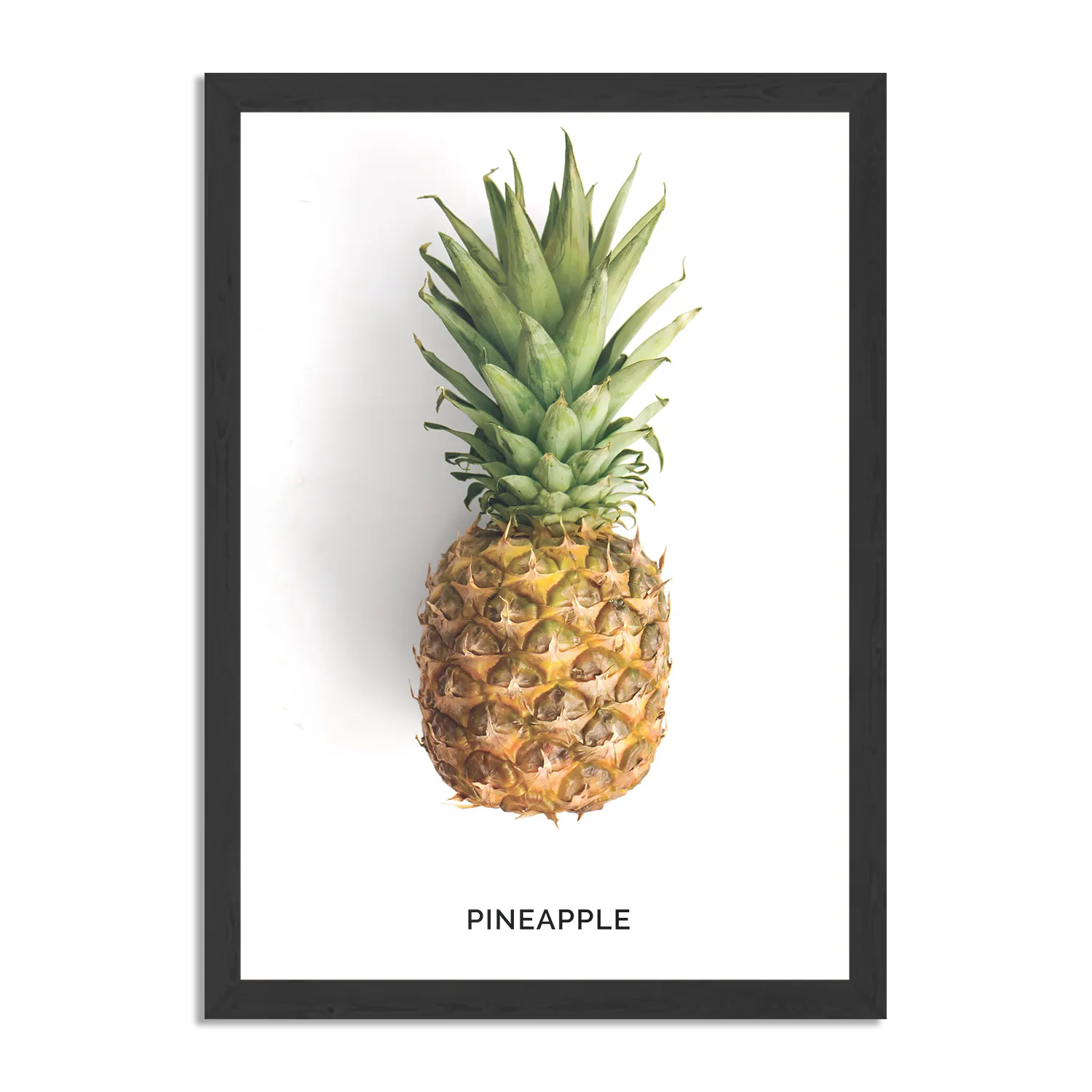 Poster Pineapple Rechthoek Verticaal Met Lijst Template PBL 50 70 Verticaal Eten En Drinken 13 1