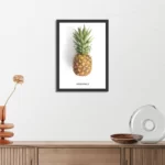 Poster Pineapple Rechthoek Verticaal Met Lijst Template PBL 50 70 Verticaal Eten En Drinken 13 3