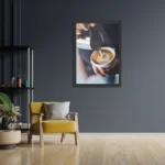 Poster Koffie Love Rechthoek Verticaal Met Lijst Template PBL 50 70 Verticaal Eten En Drinken 20 2