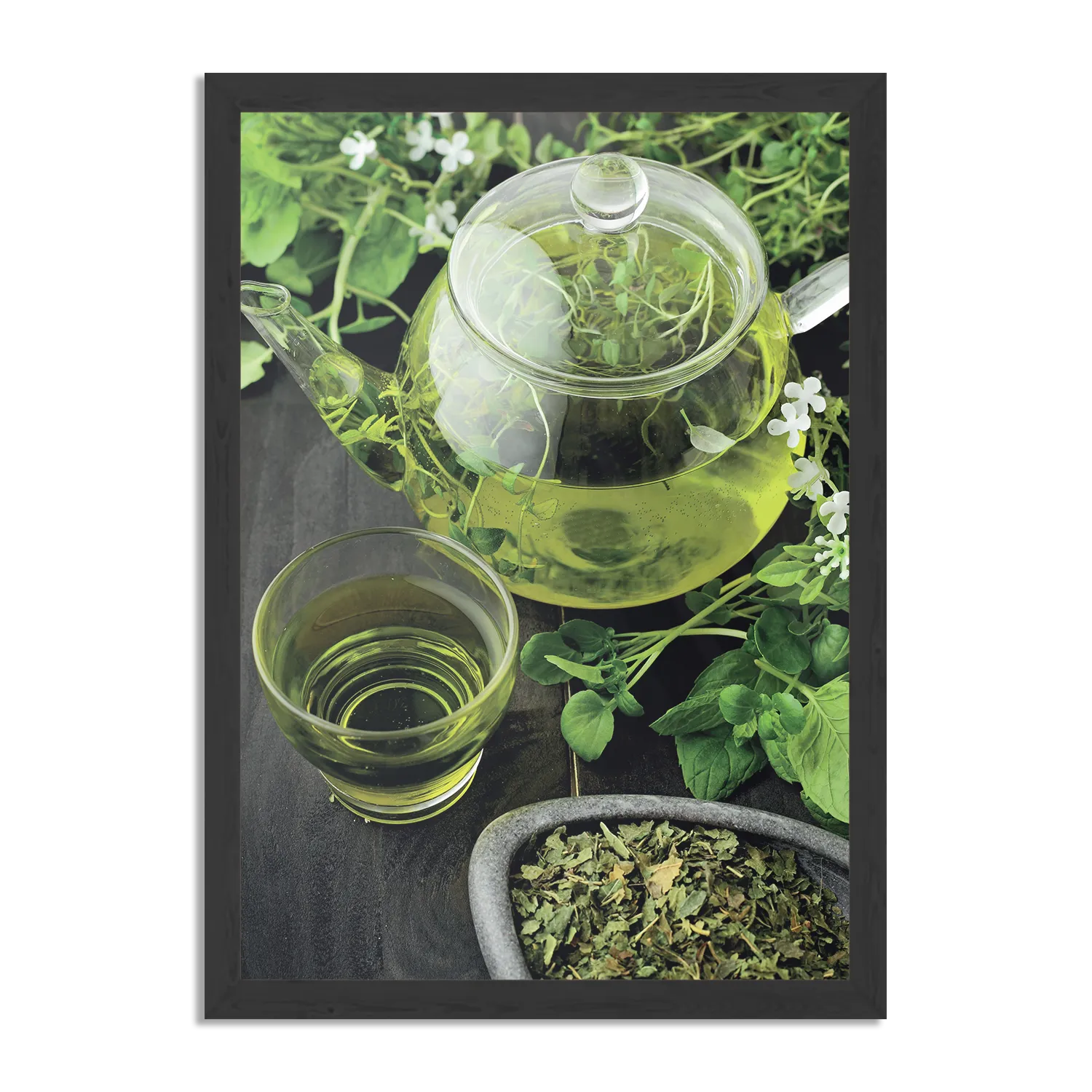 Poster Mint Thee Rechthoek Verticaal Met Lijst Template PBL 50 70 Verticaal Eten En Drinken 49 1
