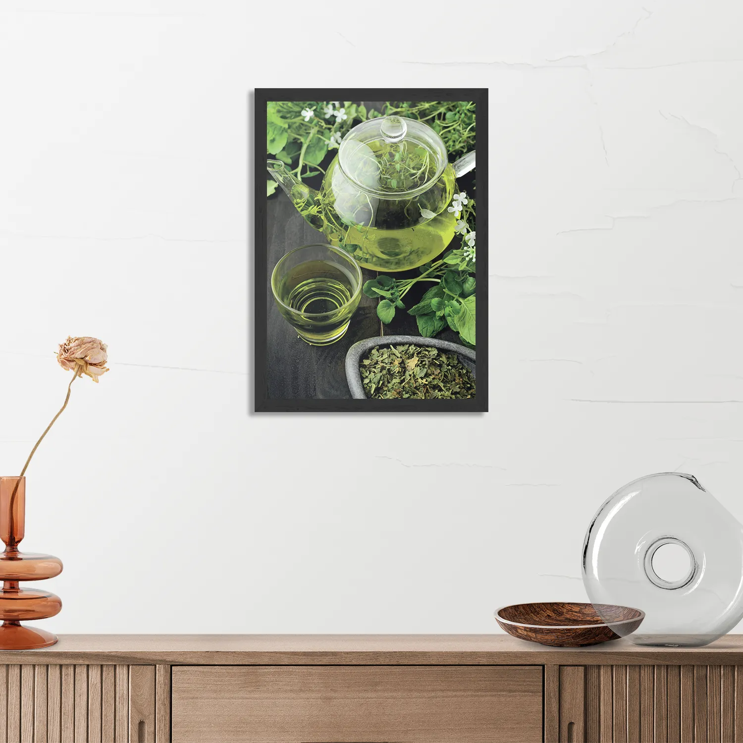 Poster Mint Thee Rechthoek Verticaal Met Lijst Template PBL 50 70 Verticaal Eten En Drinken 49 3