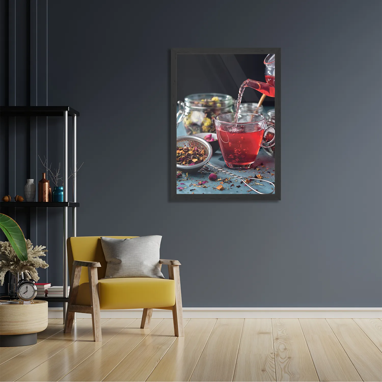 Poster Thee met Specerijen Rechthoek Verticaal Met Lijst Template PBL 50 70 Verticaal Eten En Drinken 58 2
