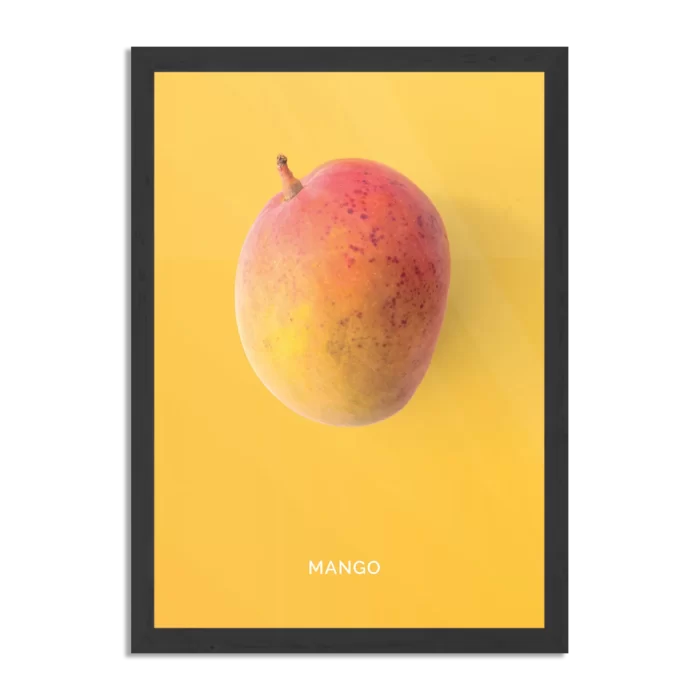 Poster Mango Rechthoek Verticaal Met Lijst Template PBL 50 70 Verticaal Eten En Drinken 6 1