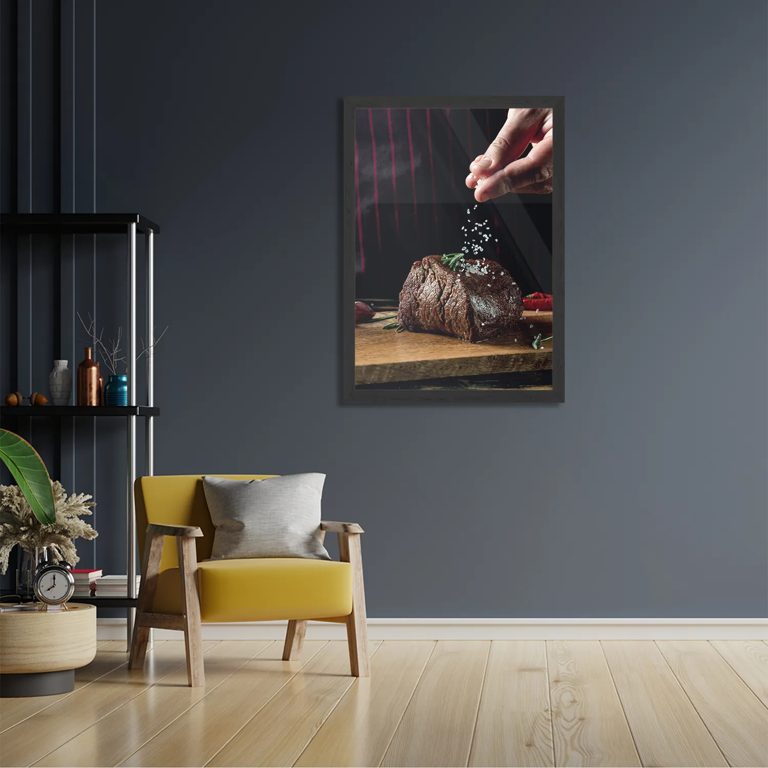 Poster Home Made Beef Rechthoek Verticaal Met Lijst Template PBL 50 70 Verticaal Eten En Drinken 66 2