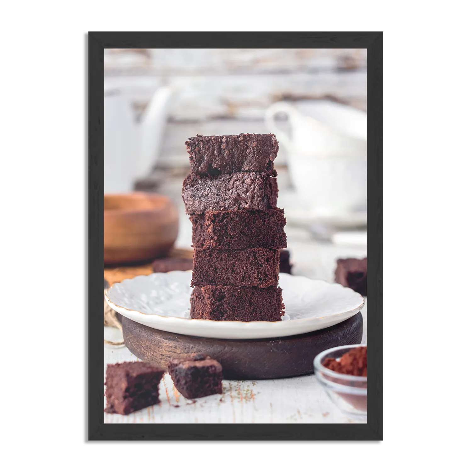 Poster Brownies Rechthoek Verticaal Met Lijst Template PBL 50 70 Verticaal Eten En Drinken 69 1