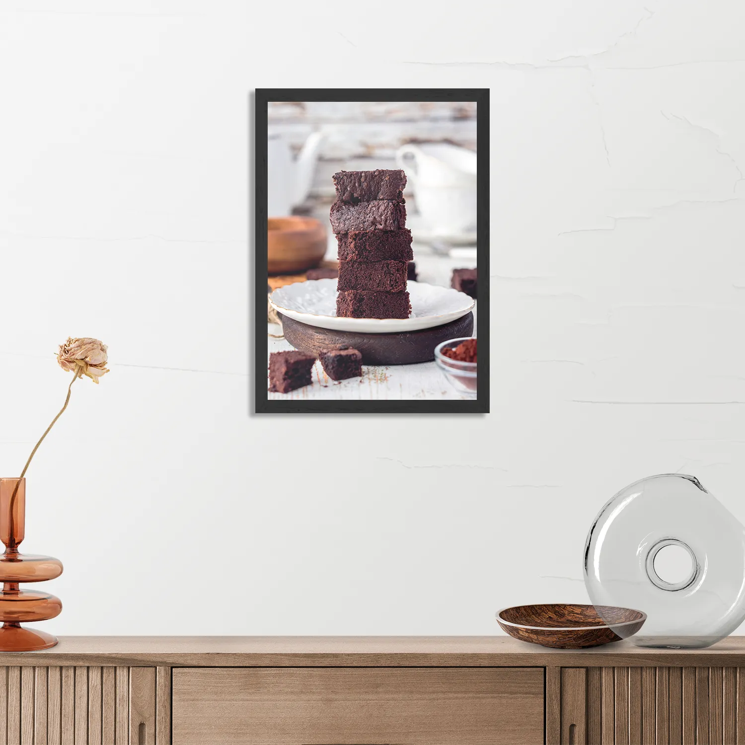 Poster Brownies Rechthoek Verticaal Met Lijst Template PBL 50 70 Verticaal Eten En Drinken 69 3