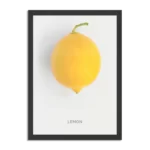 Poster Lemon Citroen Rechthoek Verticaal Met Lijst Template PBL 50 70 Verticaal Eten En Drinken 7 1