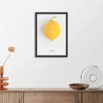 Poster Lemon Citroen Rechthoek Verticaal Met Lijst Template PBL 50 70 Verticaal Eten En Drinken 7 3