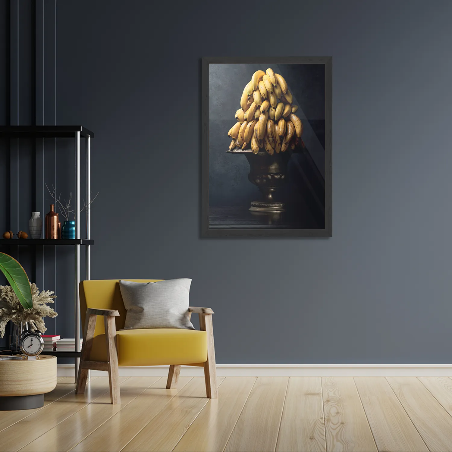 Poster Tros Bananen Schaal Rechthoek Verticaal Met Lijst Template PBL 50 70 Verticaal Eten En Drinken 73 2