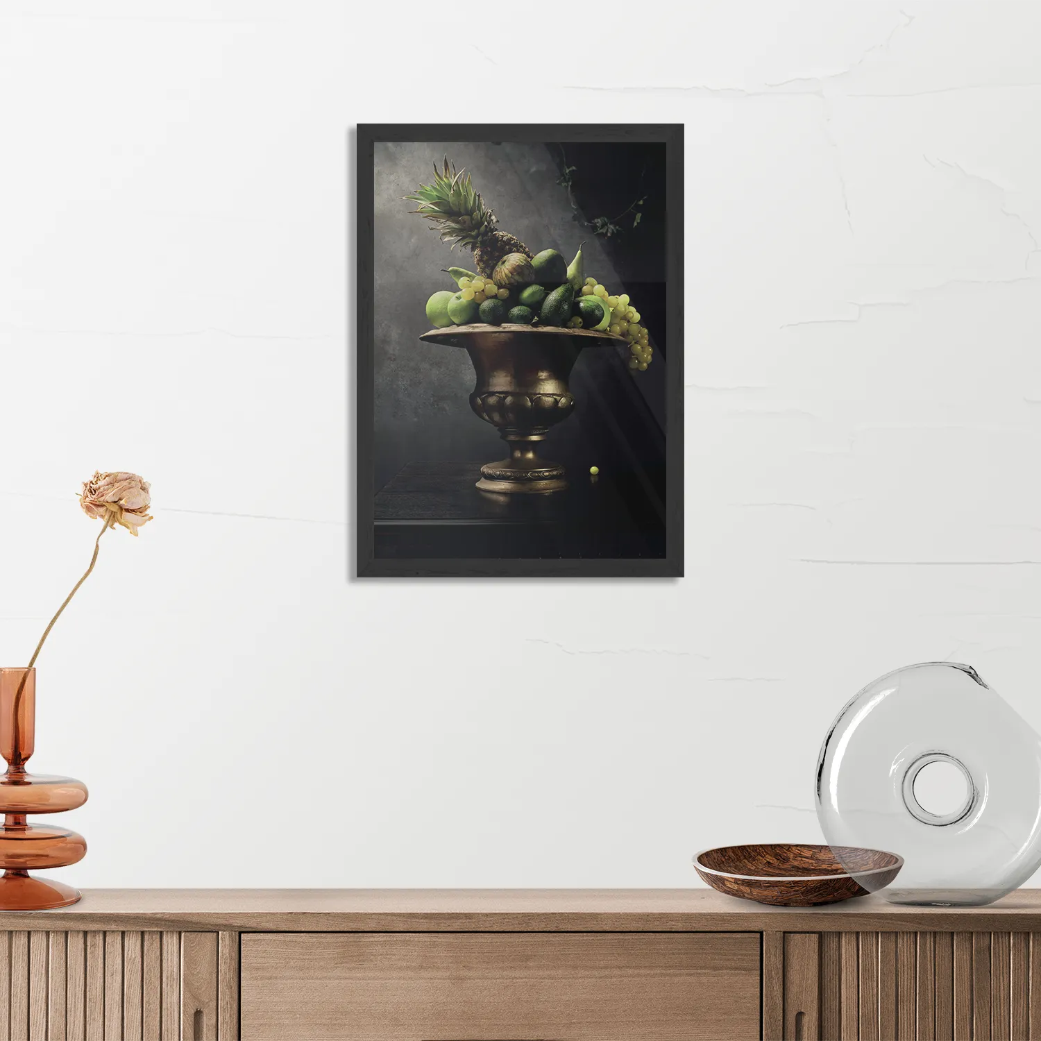 Poster Fruit Schaal 01 Rechthoek Verticaal Met Lijst Template PBL 50 70 Verticaal Eten En Drinken 74 3