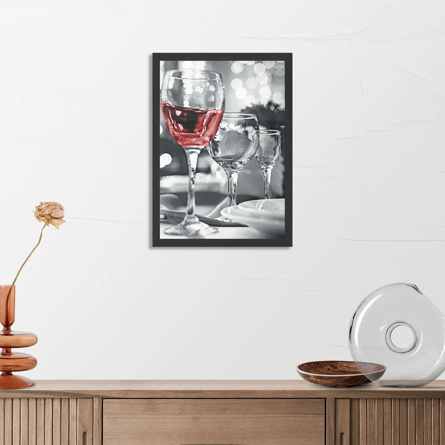 Poster Drink Rode Wijn Rechthoek Verticaal Met Lijst Template PBL 50 70 Verticaal Eten En Drinken 77 3