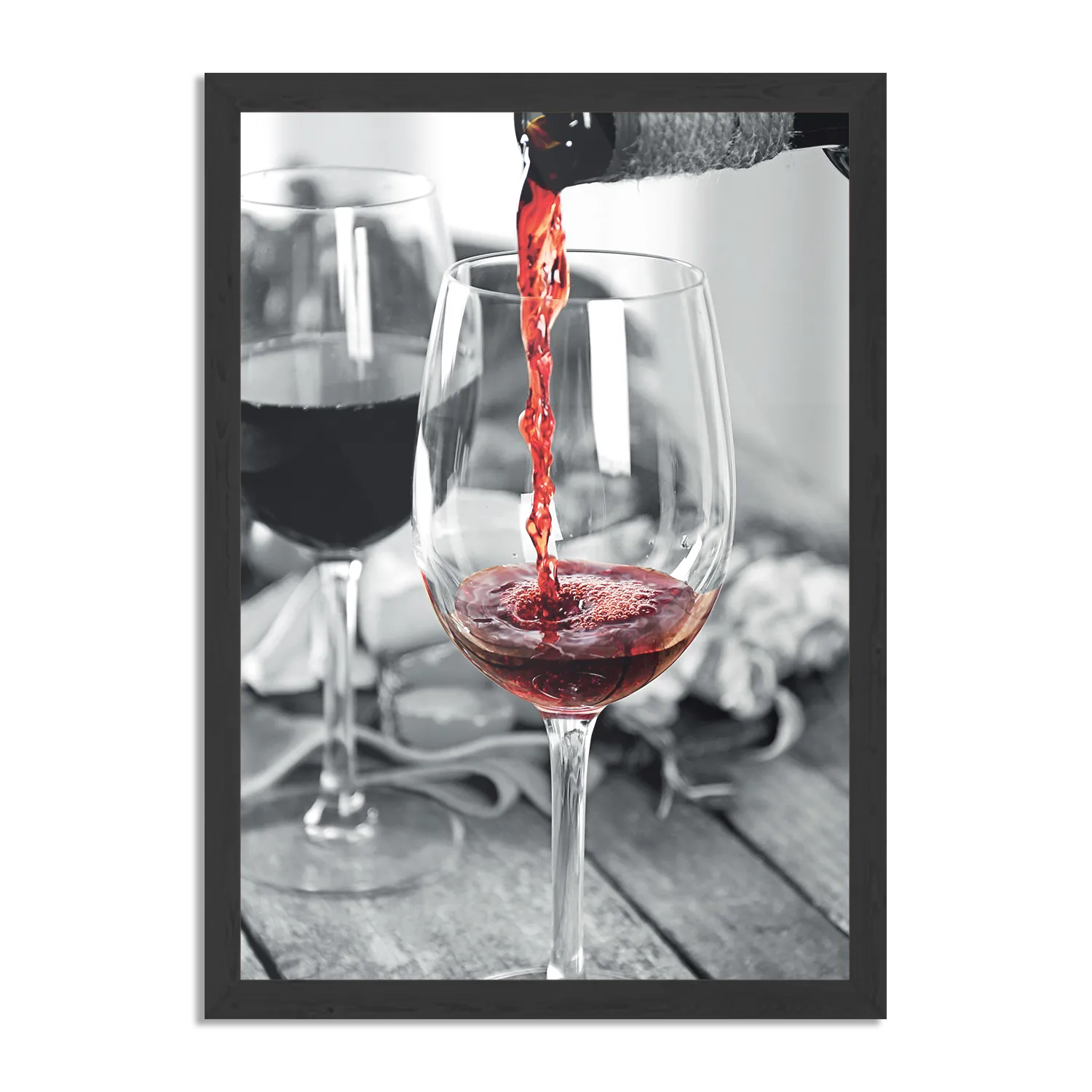 Poster Red Red Wine 02 Rechthoek Verticaal Met Lijst Template PBL 50 70 Verticaal Eten En Drinken 79 1