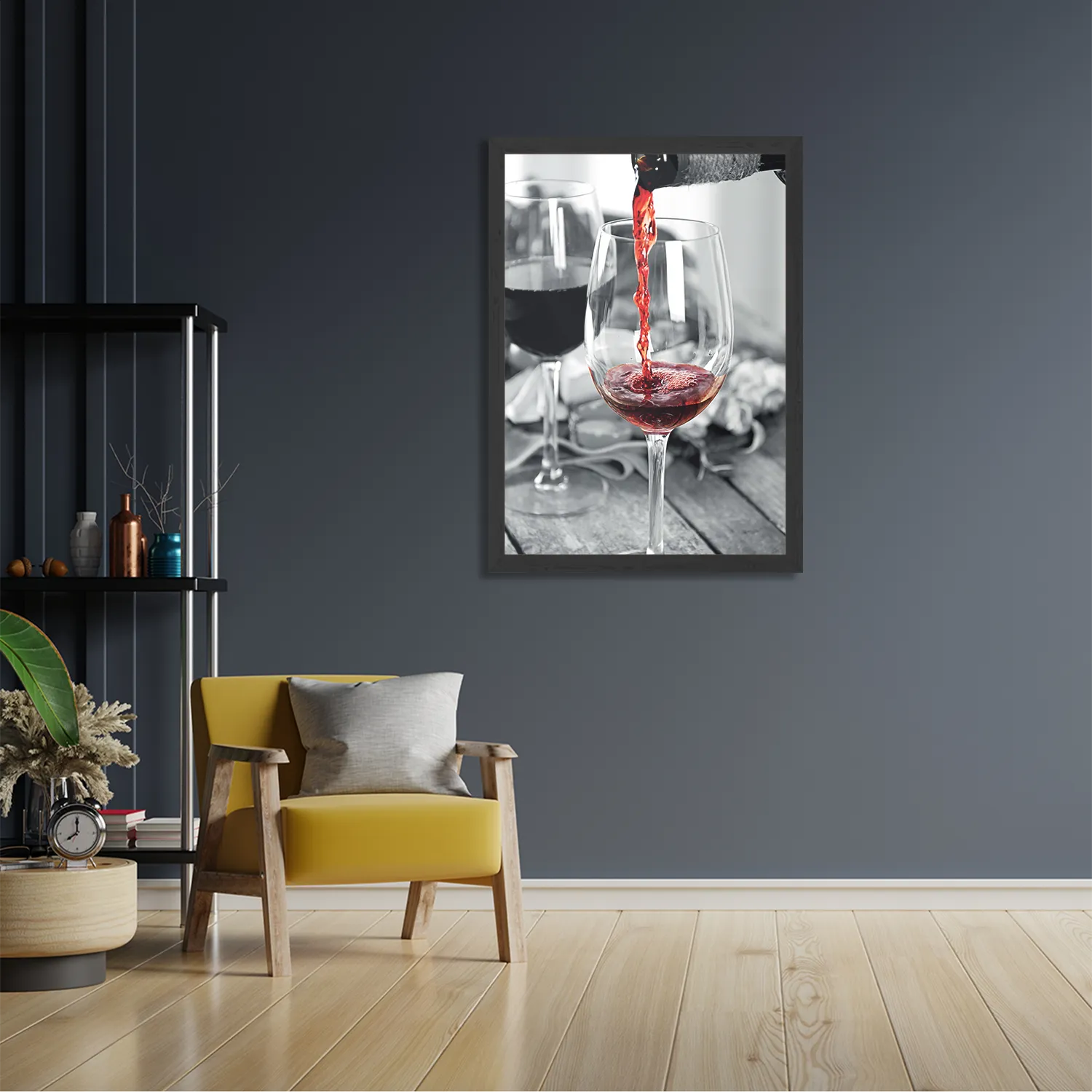 Poster Red Red Wine 02 Rechthoek Verticaal Met Lijst Template PBL 50 70 Verticaal Eten En Drinken 79 2