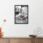 Poster Red Red Wine 02 Rechthoek Verticaal Met Lijst Template PBL 50 70 Verticaal Eten En Drinken 79 3