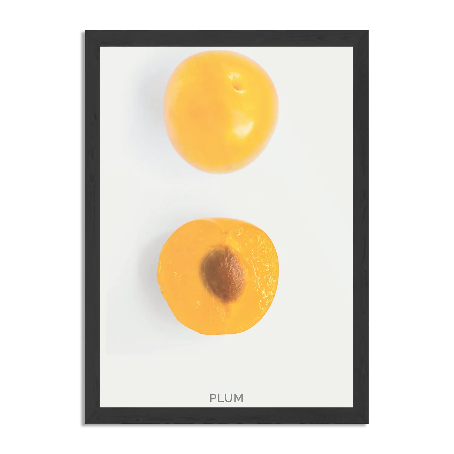 Poster Plum Pruim Oranje Rechthoek Verticaal Met Lijst Template PBL 50 70 Verticaal Eten En Drinken 9 1