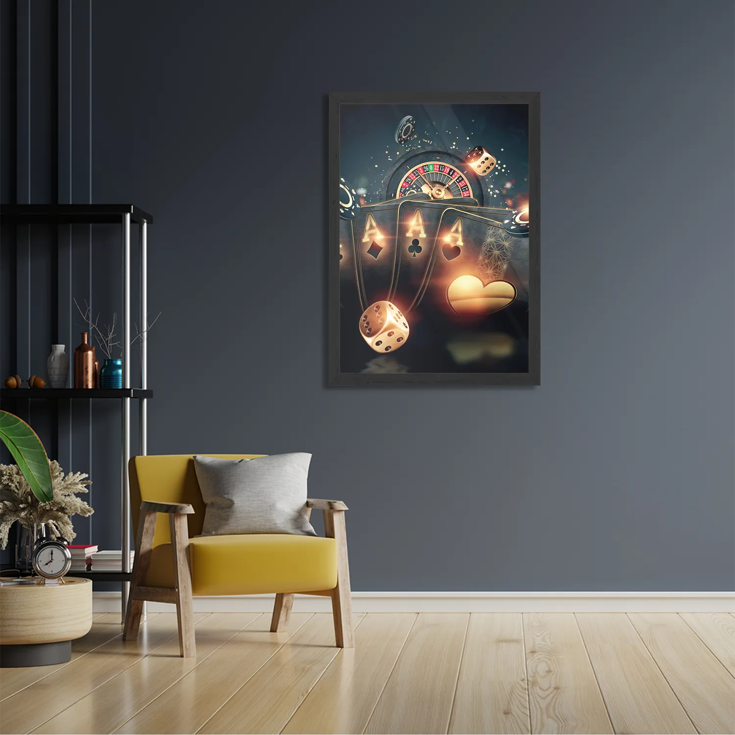 Poster The Ace Rechthoek Verticaal Met Lijst Template PBL 50 70 Verticaal Gaming En Spel 15 2