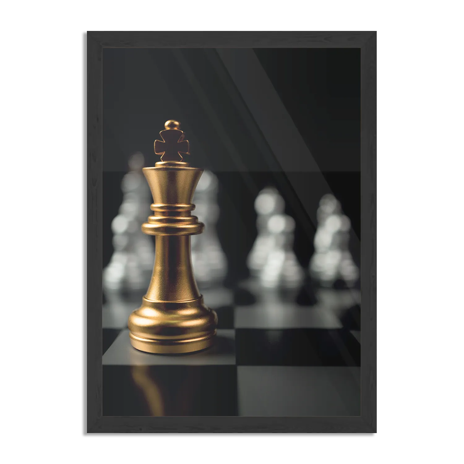 Poster Schaak Mat Rechthoek Verticaal Met Lijst Template PBL 50 70 Verticaal Gaming En Spel 16 1