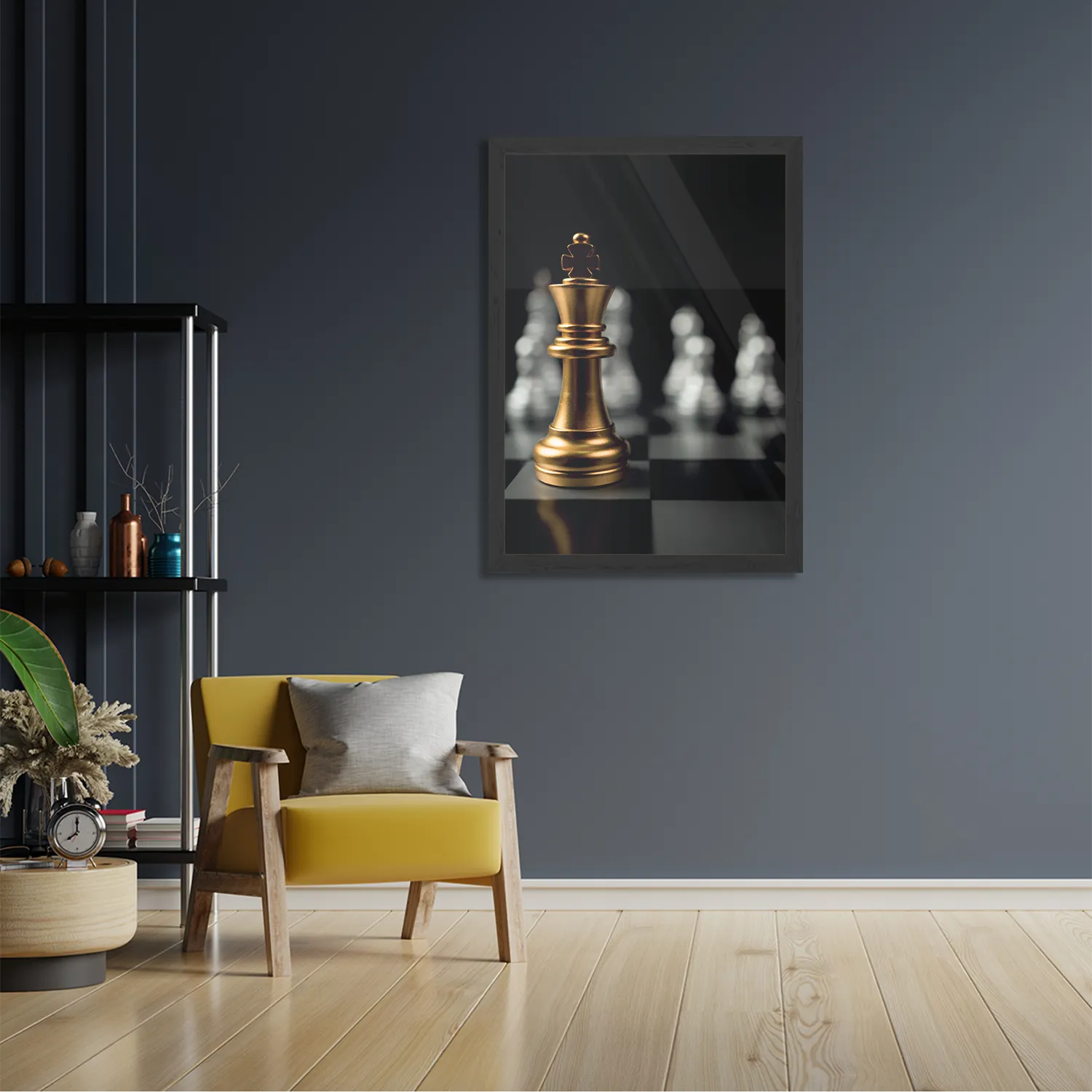 Poster Schaak Mat Rechthoek Verticaal Met Lijst Template PBL 50 70 Verticaal Gaming En Spel 16 2