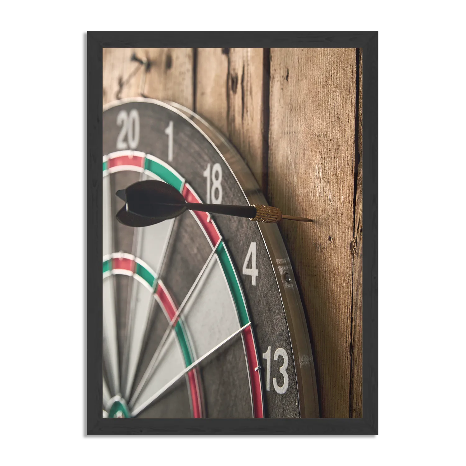 Poster Dartbord Rechthoek Verticaal Met Lijst Template PBL 50 70 Verticaal Gaming En Spel 20 1