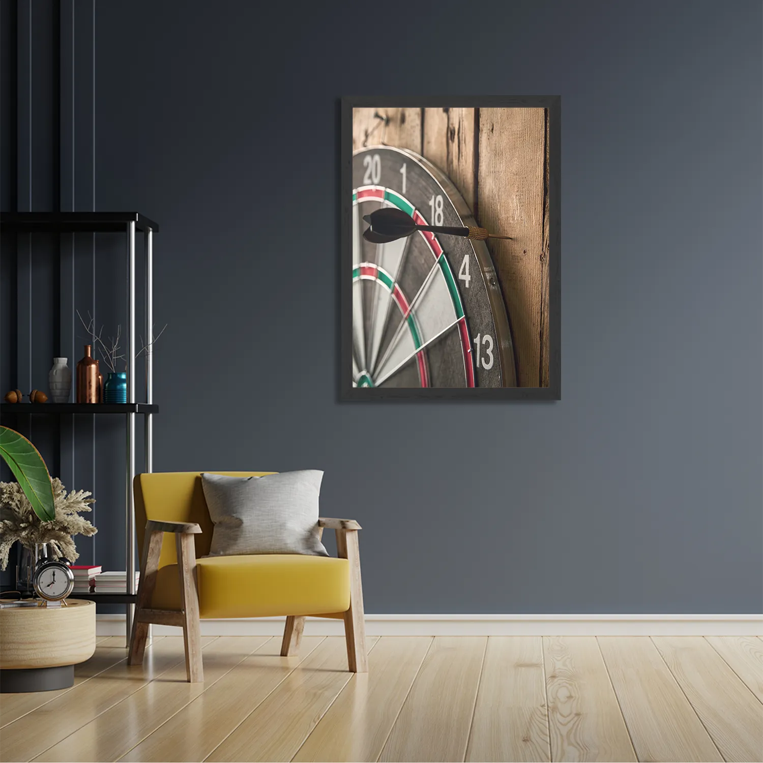 Poster Dartbord Rechthoek Verticaal Met Lijst Template PBL 50 70 Verticaal Gaming En Spel 20 2