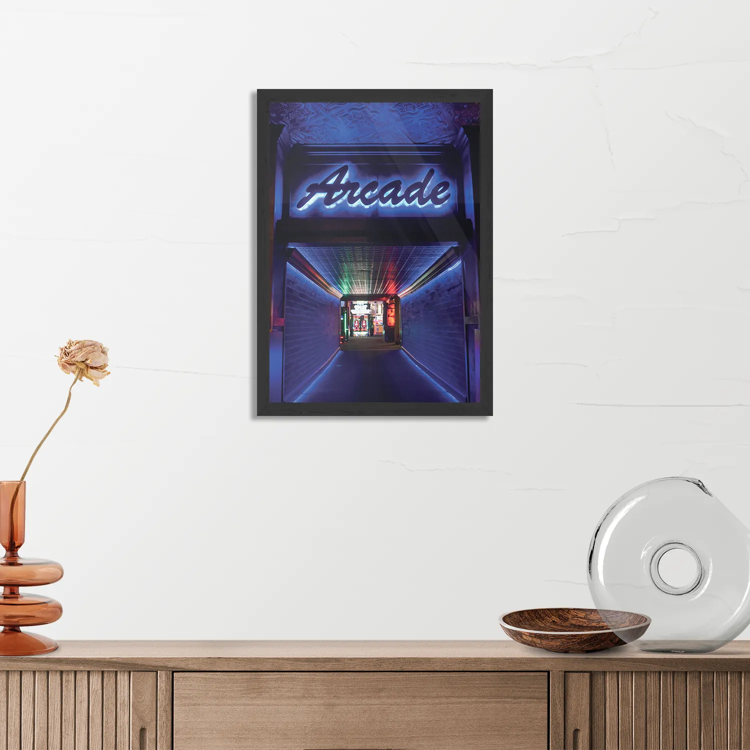 Poster Arcada Rechthoek Verticaal Met Lijst Template PBL 50 70 Verticaal Gaming En Spel 4 3