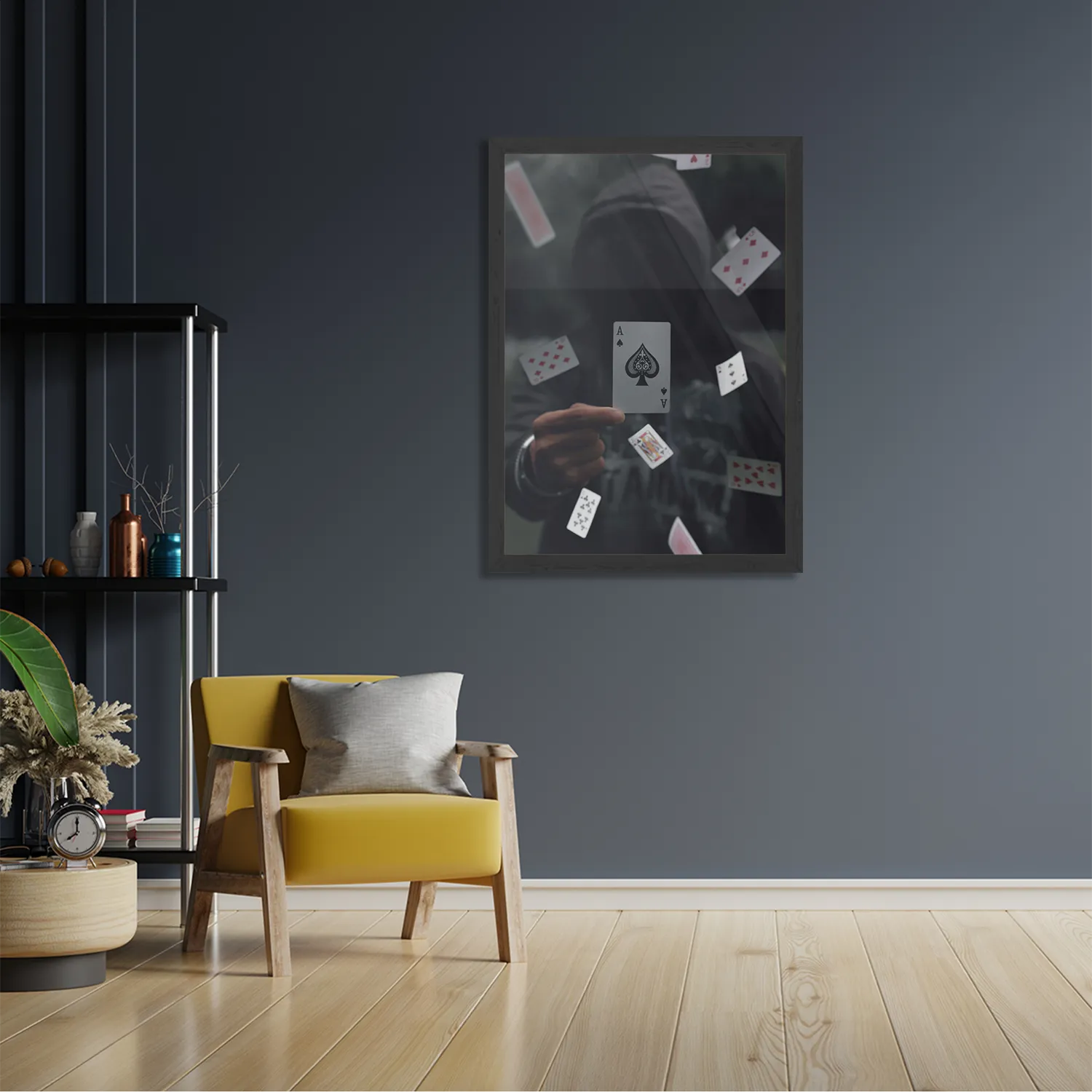 Poster Hands of Carts Rechthoek Verticaal Met Lijst Template PBL 50 70 Verticaal Gaming En Spel 8 2