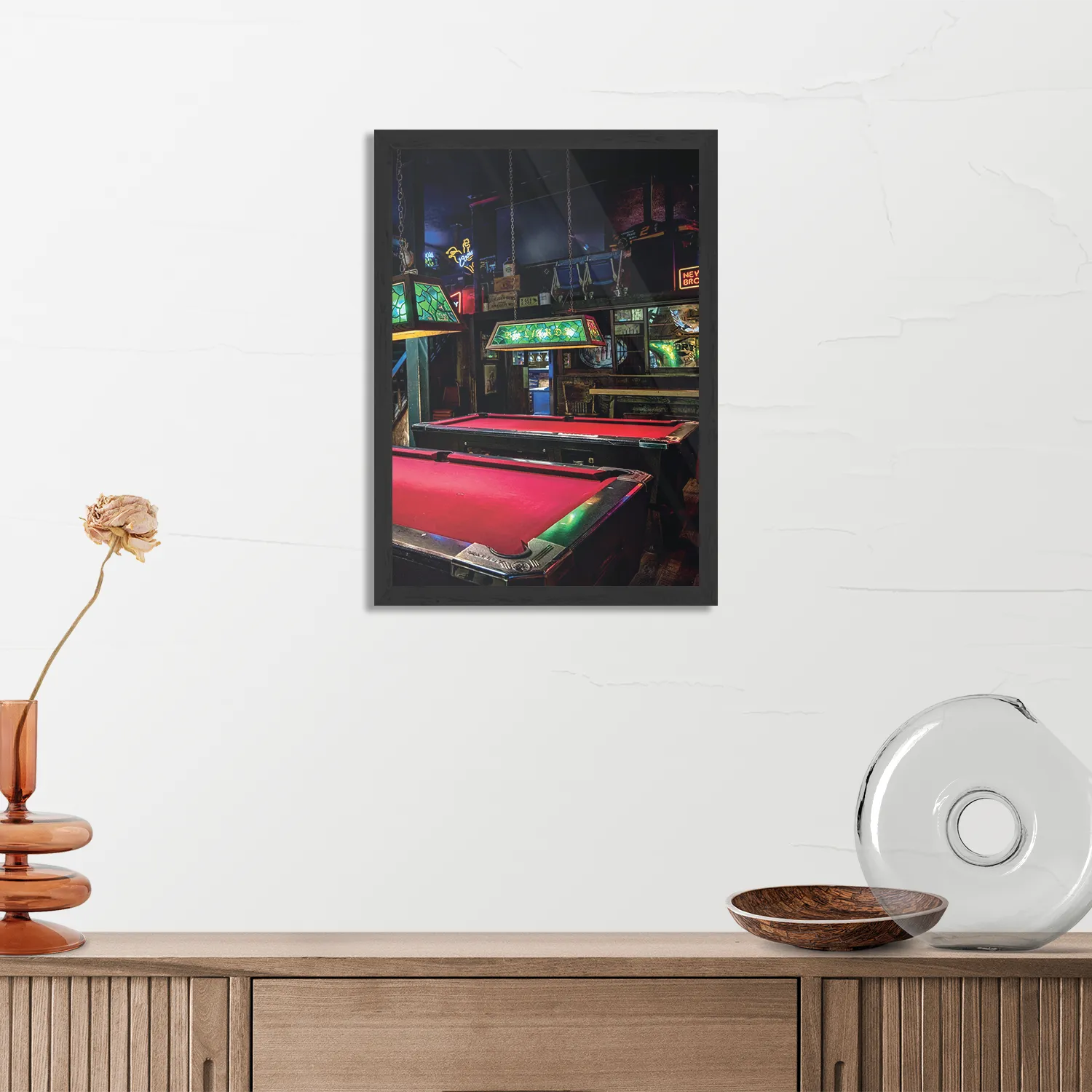 Poster Biljarttafels Rechthoek Verticaal Met Lijst Template PBL 50 70 Verticaal Gaming En Spel 9 3