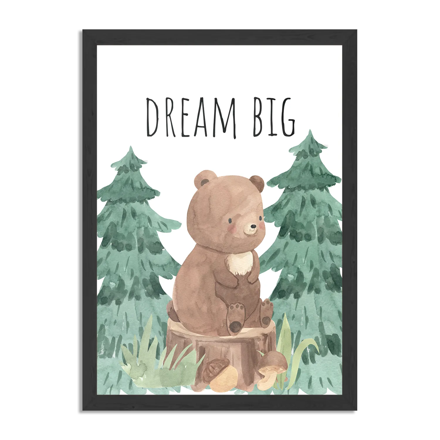 Poster Beer in het Bos Rechthoek Verticaal Met Lijst Template PBL 50 70 Verticaal Kinderen 1 1