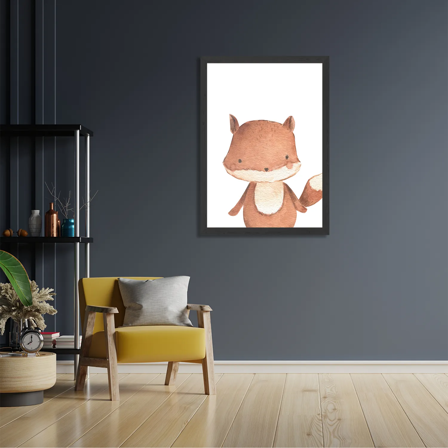 Poster Vosje Rechthoek Verticaal Met Lijst Template PBL 50 70 Verticaal Kinderen 18 2