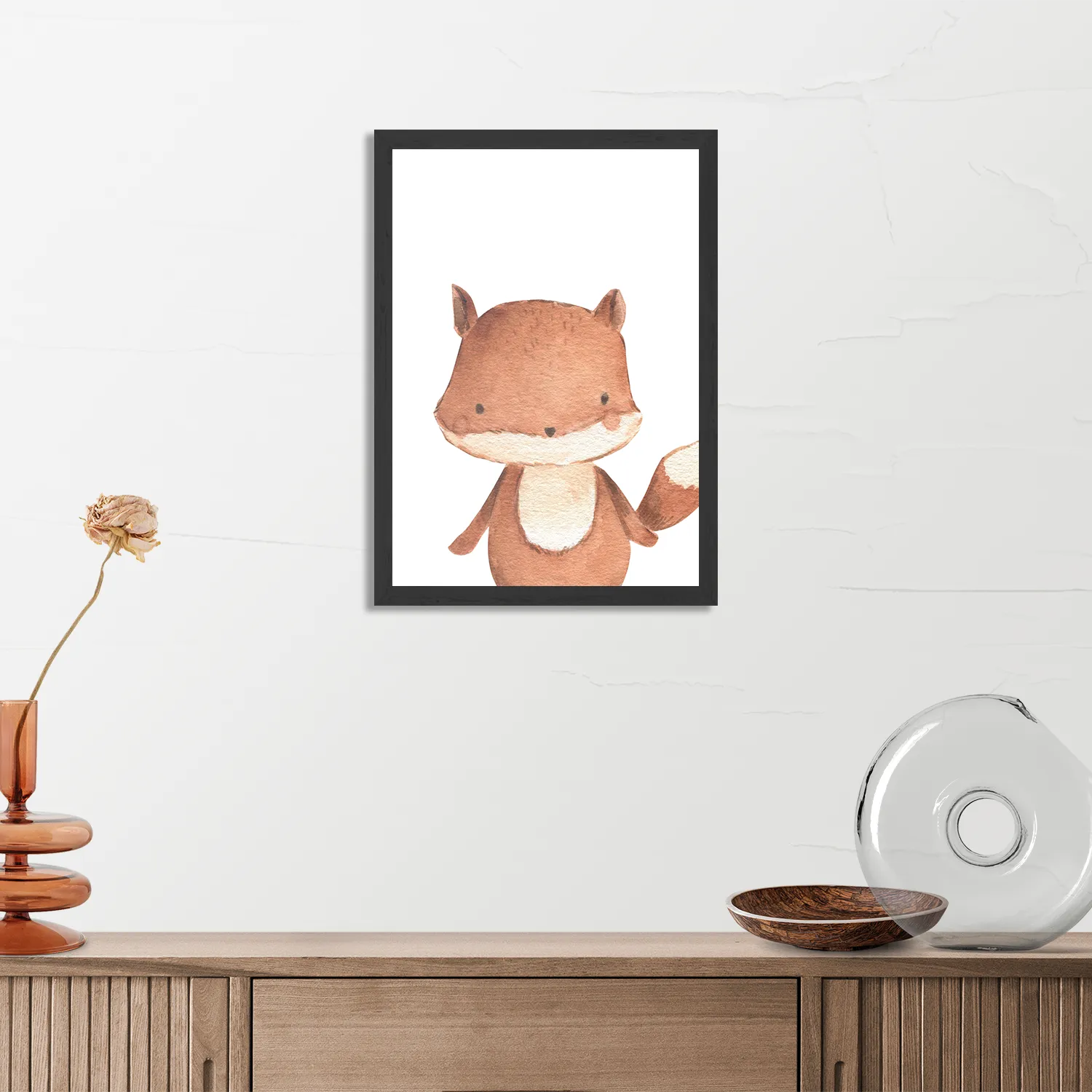 Poster Vosje Rechthoek Verticaal Met Lijst Template PBL 50 70 Verticaal Kinderen 18 3