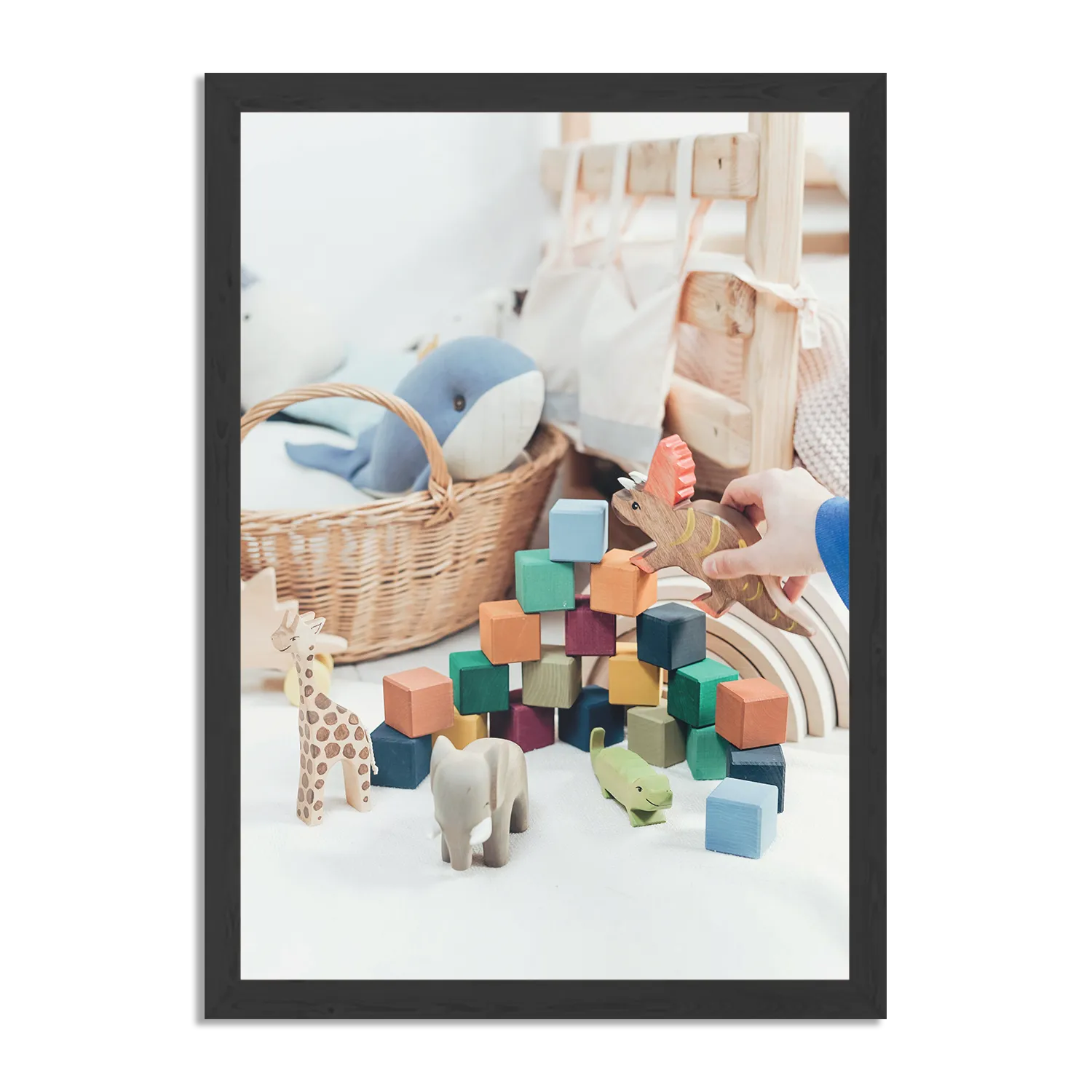 Poster Spelende Kinderen Rechthoek Verticaal Met Lijst Template PBL 50 70 Verticaal Kinderen 21 1