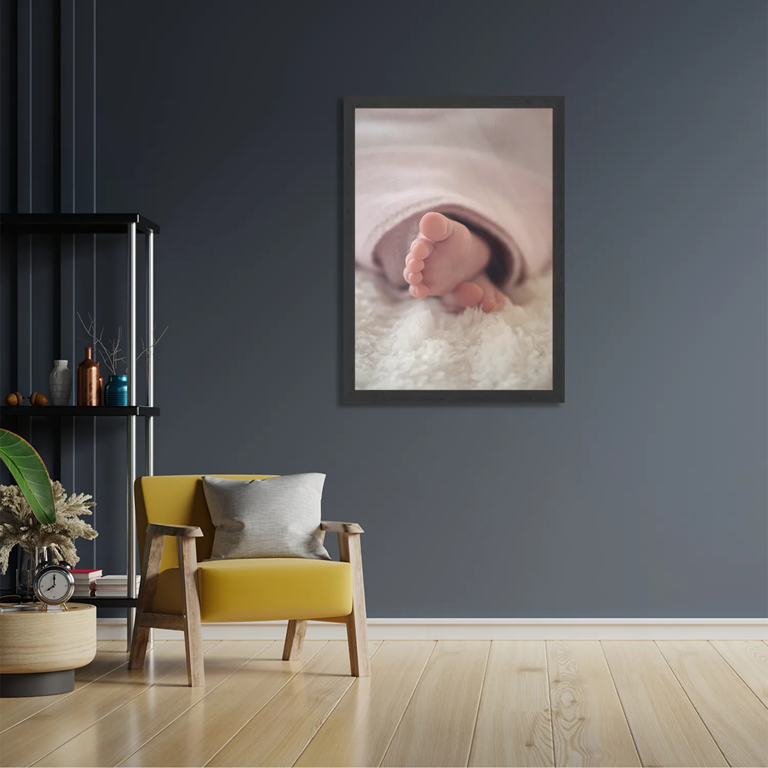 Poster Kindervoet Rechthoek Verticaal Met Lijst Template PBL 50 70 Verticaal Kinderen 23 2