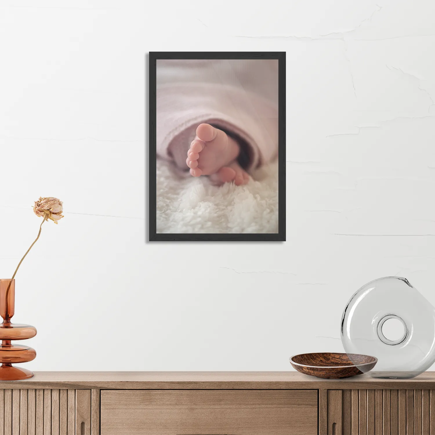 Poster Kindervoet Rechthoek Verticaal Met Lijst Template PBL 50 70 Verticaal Kinderen 23 3