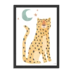 Poster Luie Luipaardje Rechthoek Verticaal Met Lijst Template PBL 50 70 Verticaal Kinderen 24 1