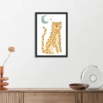 Poster Luie Luipaardje Rechthoek Verticaal Met Lijst Template PBL 50 70 Verticaal Kinderen 24 3