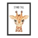 Poster De lieve Giraf Rechthoek Verticaal Met Lijst Template PBL 50 70 Verticaal Kinderen 33 1