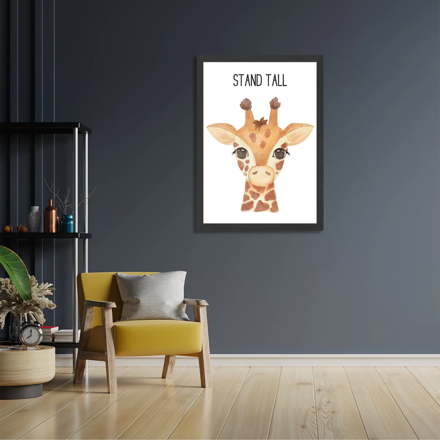 Poster De lieve Giraf Rechthoek Verticaal Met Lijst Template PBL 50 70 Verticaal Kinderen 33 2