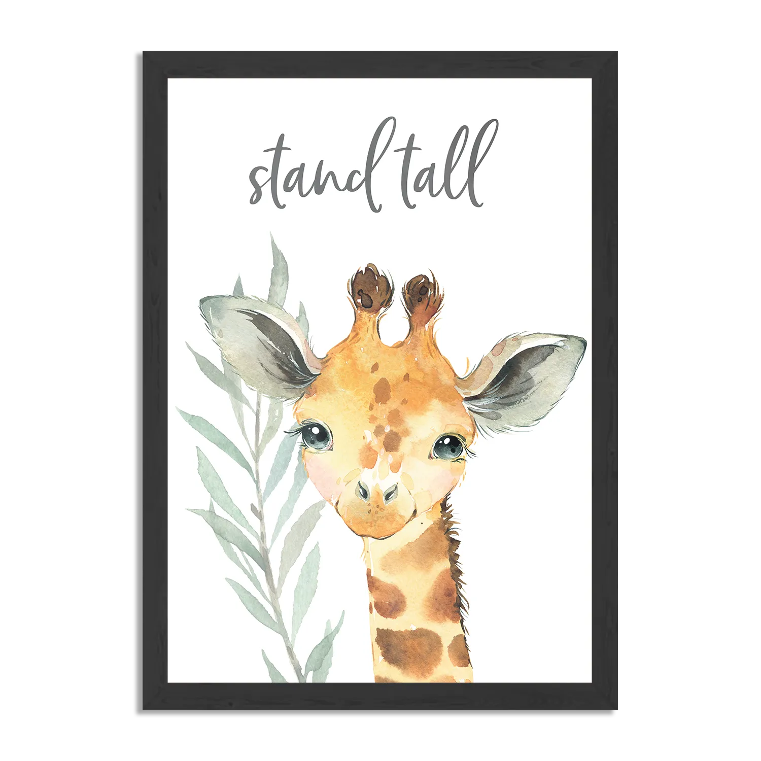 Template_PBL_50-70_Verticaal_Kinderen_5-1 Poster Giraffe met de lange nek Rechthoek Verticaal Met Lijst Template PBL 50 70 Verticaal Kinderen 5 1