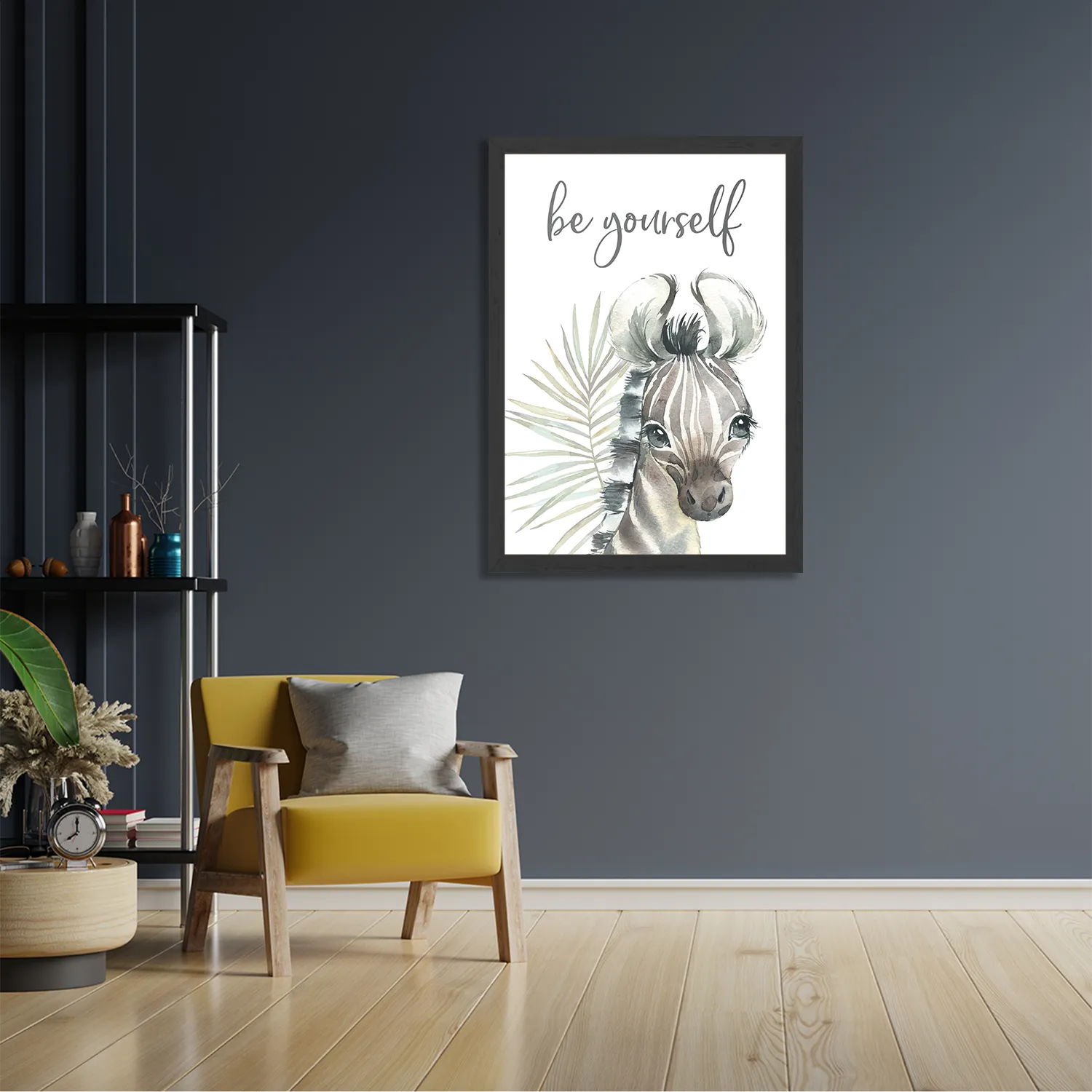 Poster Zebrapaardje Rechthoek Verticaal Met Lijst Template PBL 50 70 Verticaal Kinderen 9 2