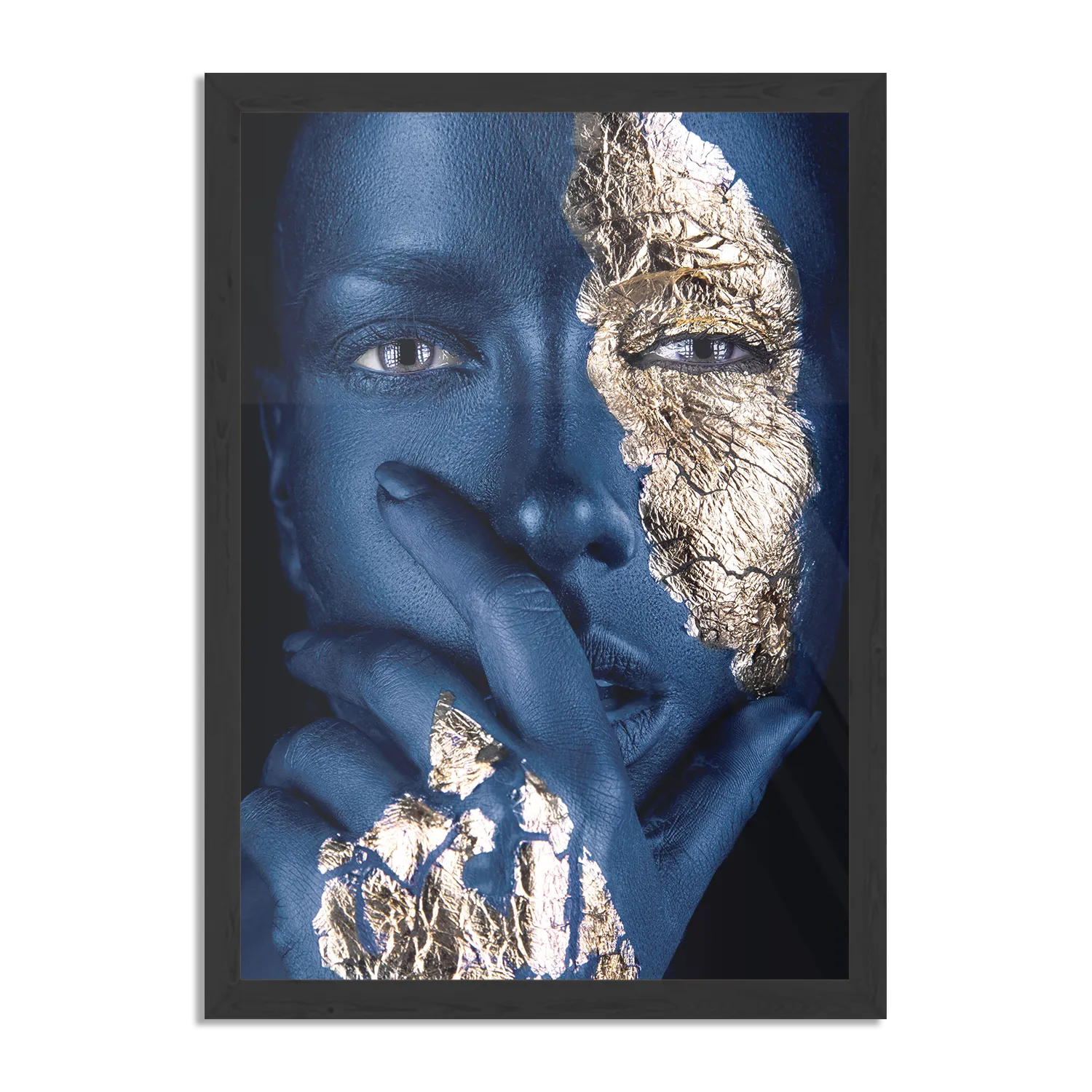 Poster Golden Whoman 01 Rechthoek Verticaal Met Lijst Template PBL 50 70 Verticaal Lifestyle 12 1