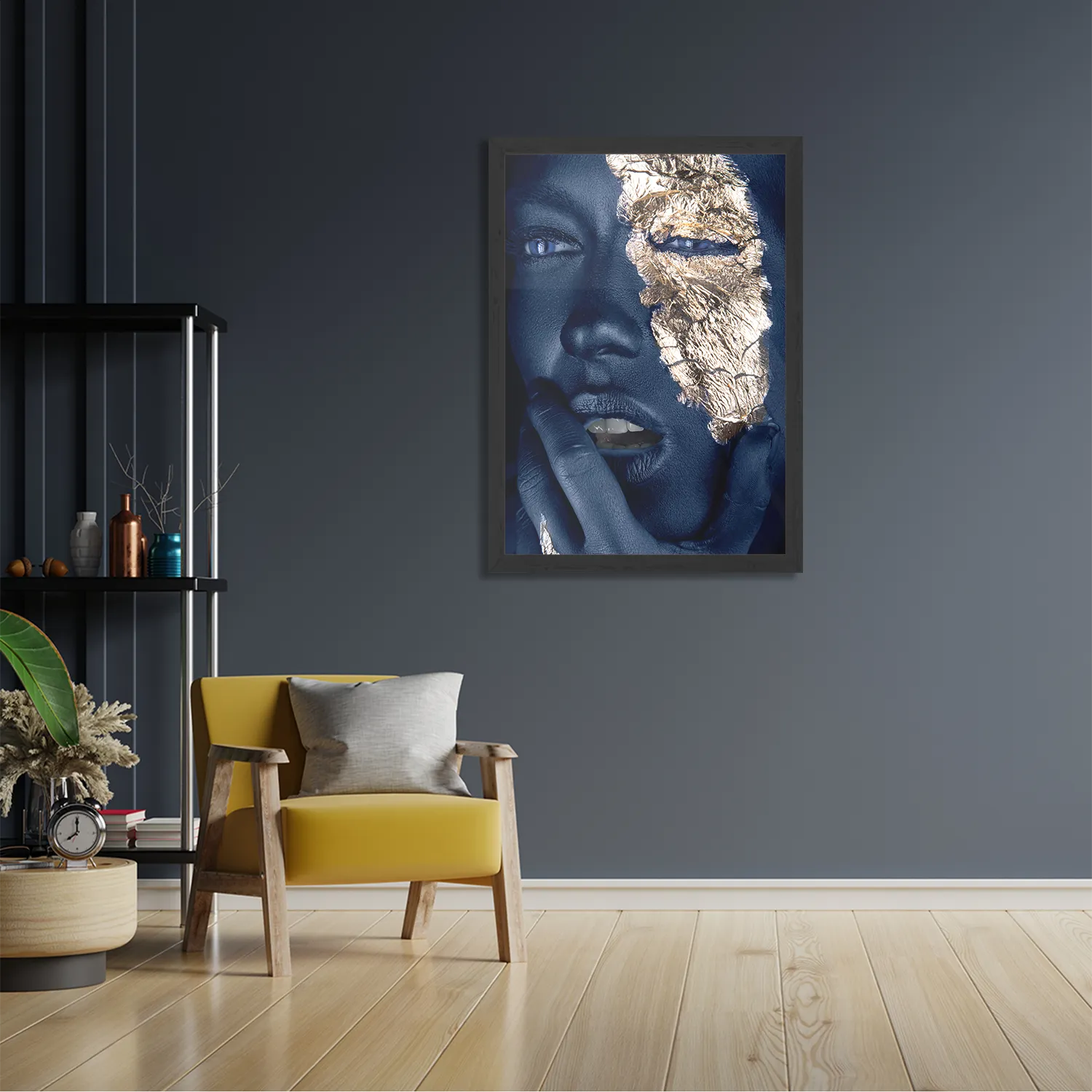 Poster Golden Whoman 04 Rechthoek Verticaal Met Lijst Template PBL 50 70 Verticaal Lifestyle 15 2